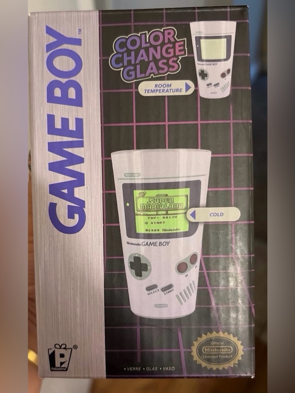 2017 Nintendo Game Boy Color Change Glass – White with Green Screen Accent